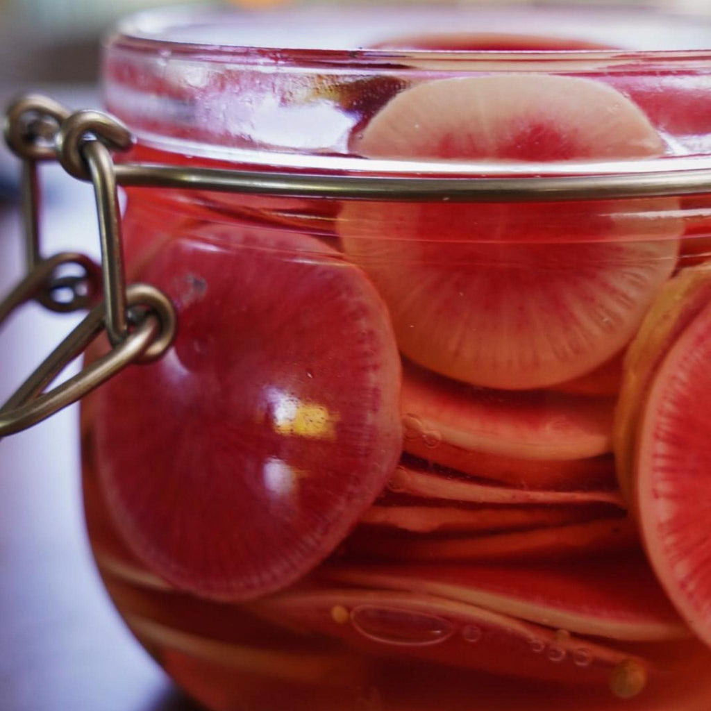 Quick Pickled Watermelon Radish